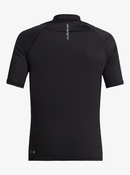  QUIKSILVER SURF SHORT SLEEVE TEE EVERYDAY UPF50 BLACK