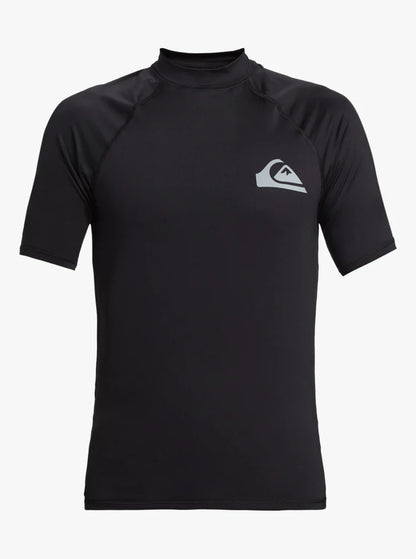  QUIKSILVER SURF SHORT SLEEVE TEE EVERYDAY UPF50 BLACK