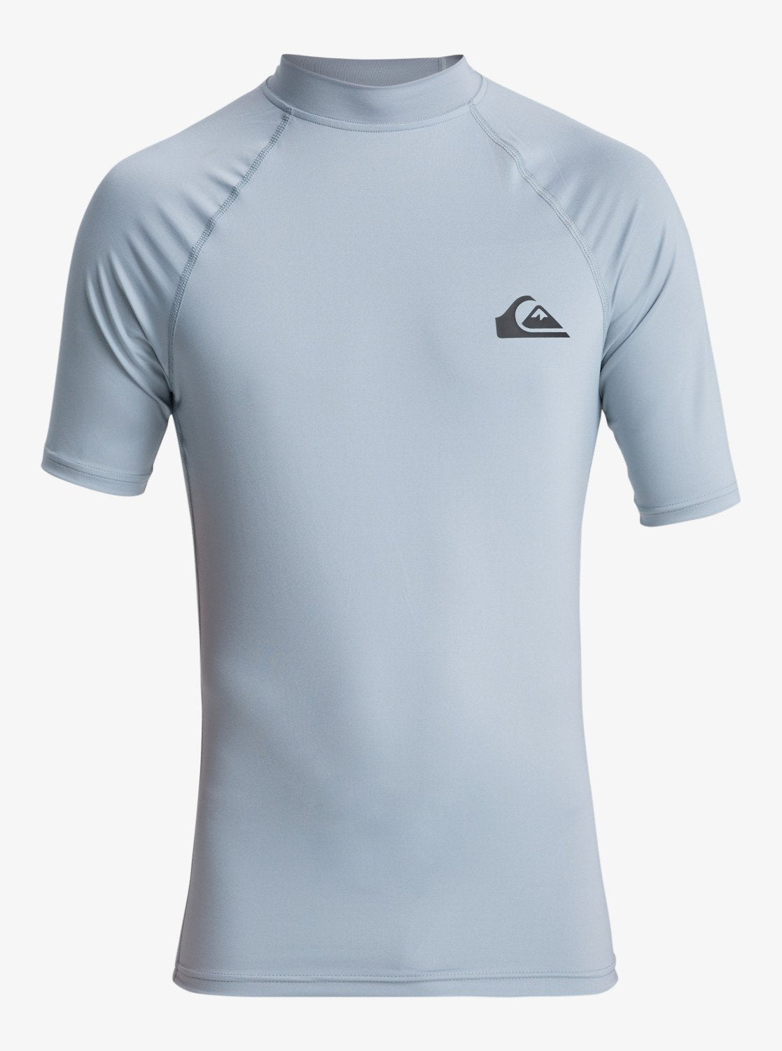  QUIKSILVER SURF SHORT SLEEVE TEE EVERYDAY UPF50 GREY