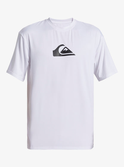  QUIKSILVER EVERYDAY SURF TEE RASH VEST SS UPF50 WHITE