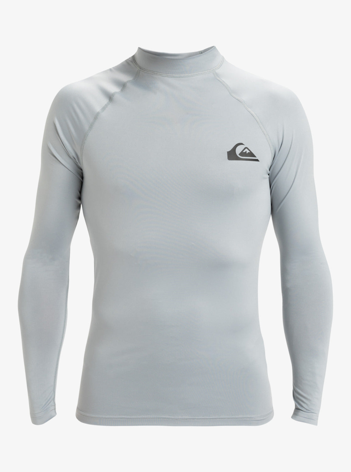  QUIKSILVER LYCRA MEN LONG SLEEVE EVERYDAY UPF50 QUARRY LIGHT GREY