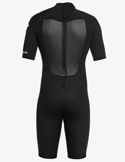  QUIKSILVER 2/2 PROLOGUE BACK ZIP WETSUIT BLACK