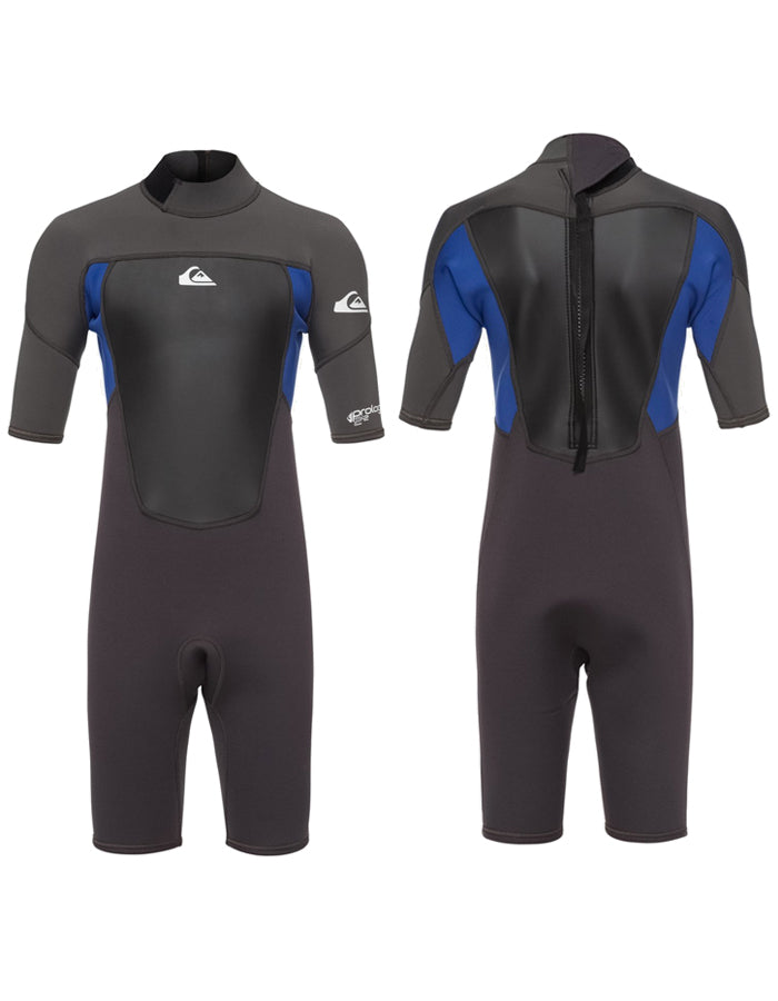  QUIKSILVER BOYS 8-16 PROLOGUE 2/2MM STEAMER WETSUIT BACK ZIP