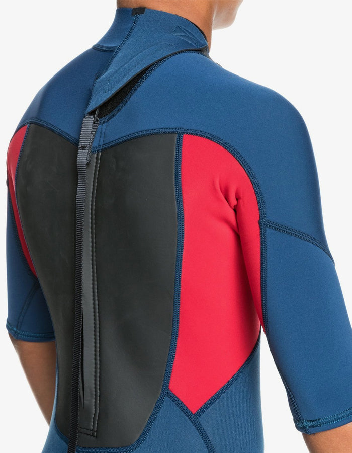  QUIKSILVER BOYS PROLOGUE 2/2 STEAMER WETSUIT BACKZIP