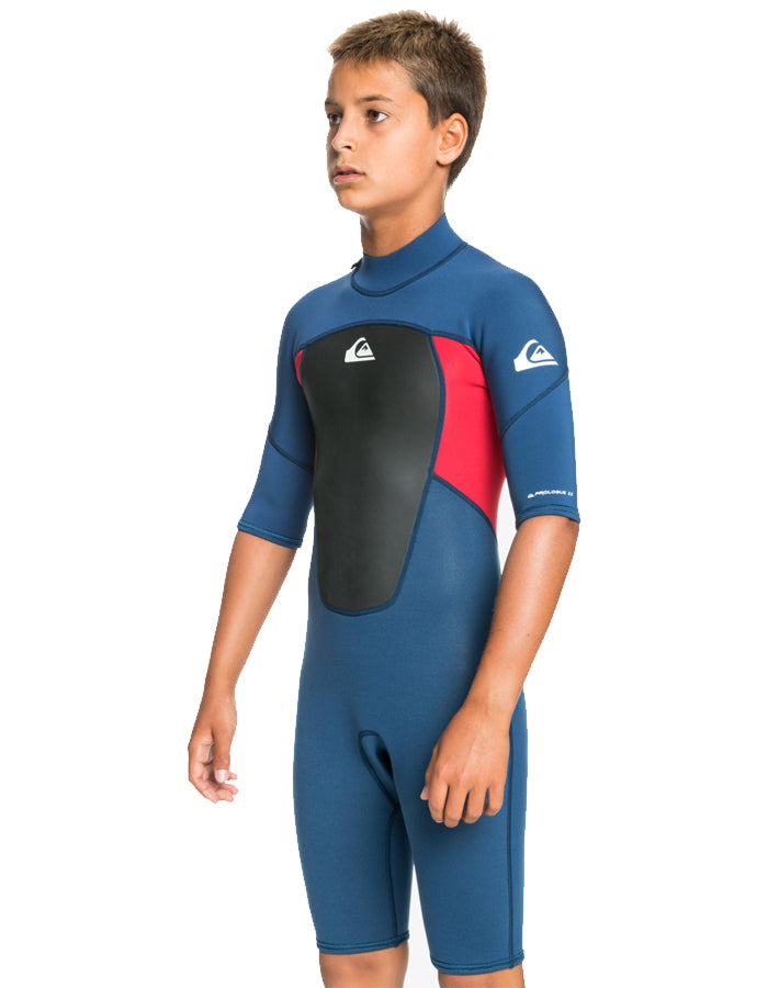  QUIKSILVER BOYS PROLOGUE 2/2 STEAMER WETSUIT BACKZIP