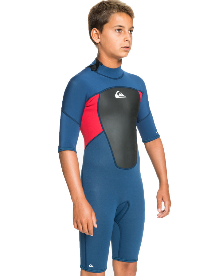  QUIKSILVER BOYS PROLOGUE 2/2 STEAMER WETSUIT BACKZIP