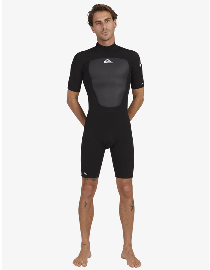  QUIKSILVER 2/2 PROLOGUE SPRINGSUIT BACK ZIP WETSUIT BLACK