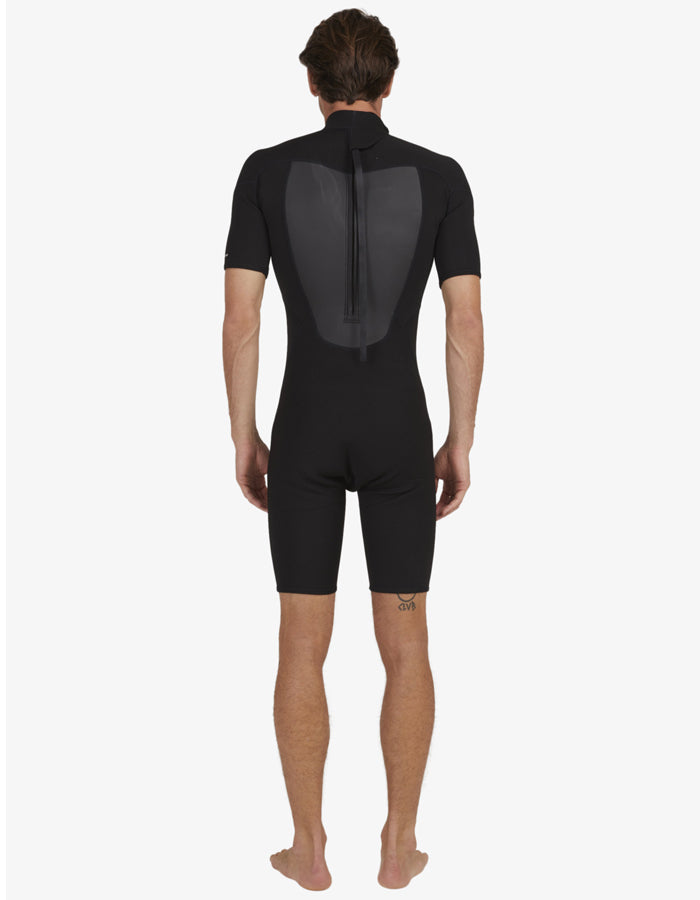  QUIKSILVER 2/2 PROLOGUE SPRINGSUIT BACK ZIP WETSUIT BLACK