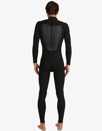  QUIKSILVER PROLOGUE 3/2MM BACK ZIP WETSUIT BLACK
