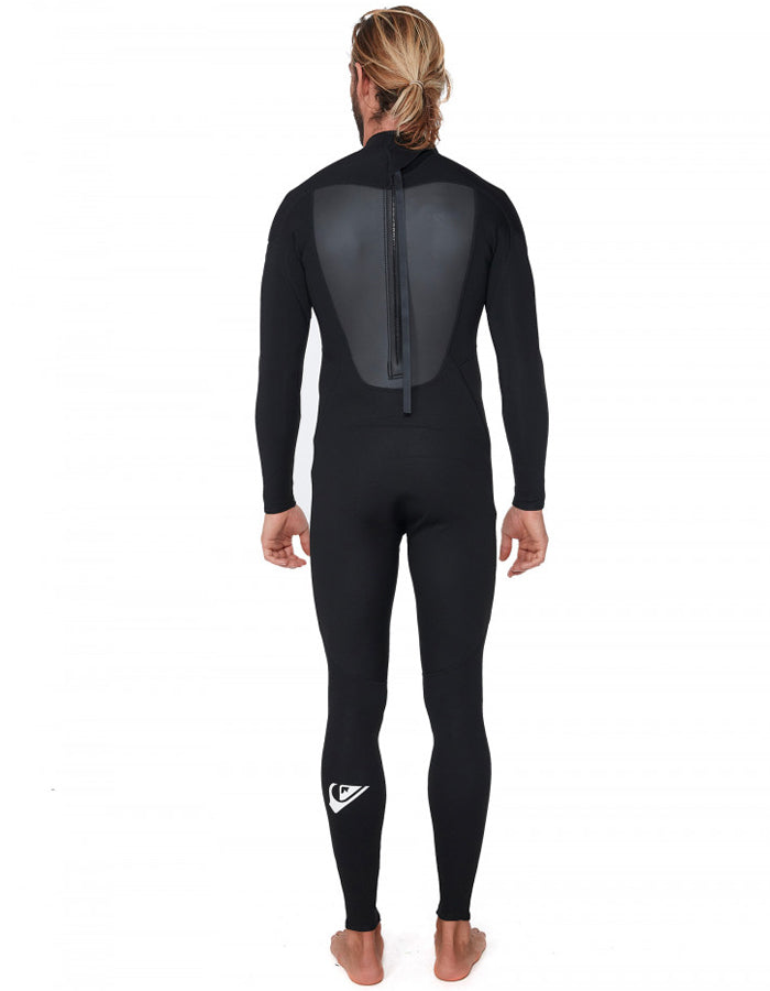  QUIKSILVER 5/4/3 PROLOGUE BACK ZIP WETSUIT BLACK