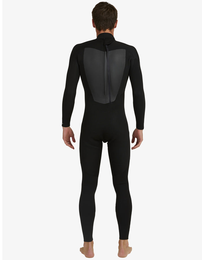  QUIKSILVER 4/3 PROLOGUE BACK ZIP WETSUIT BLACK