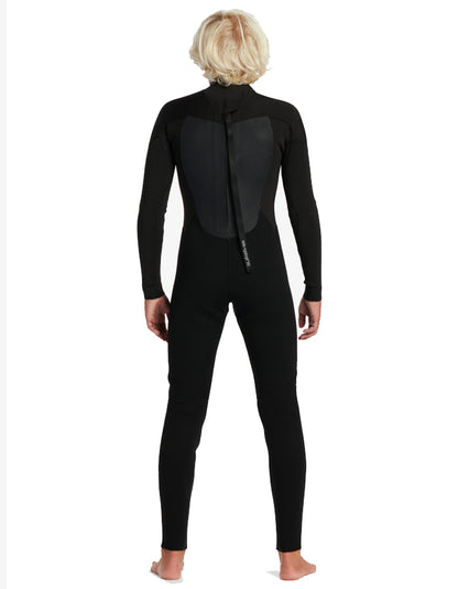  QUIKSILVER BOYS PROLOGUE 4/3 STEAMER WETSUIT BACKZIP 6-16YRS