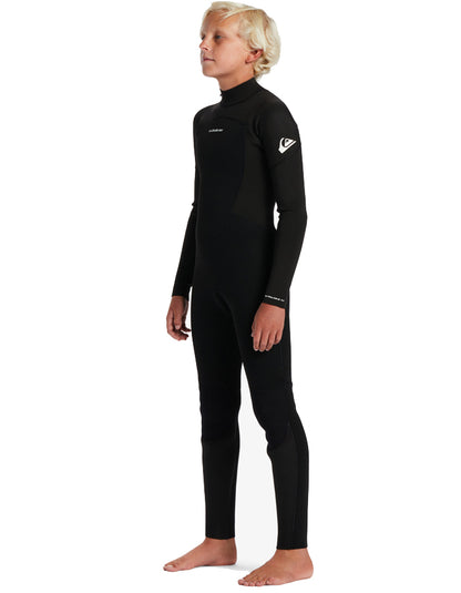  QUIKSILVER BOYS PROLOGUE 4/3 STEAMER WETSUIT BACKZIP 6-16YRS