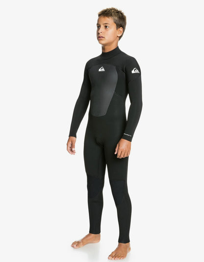  QUIKSILVER BOYS PROLOGUE 5/4/3 STEAMER WETSUIT BACKZIP