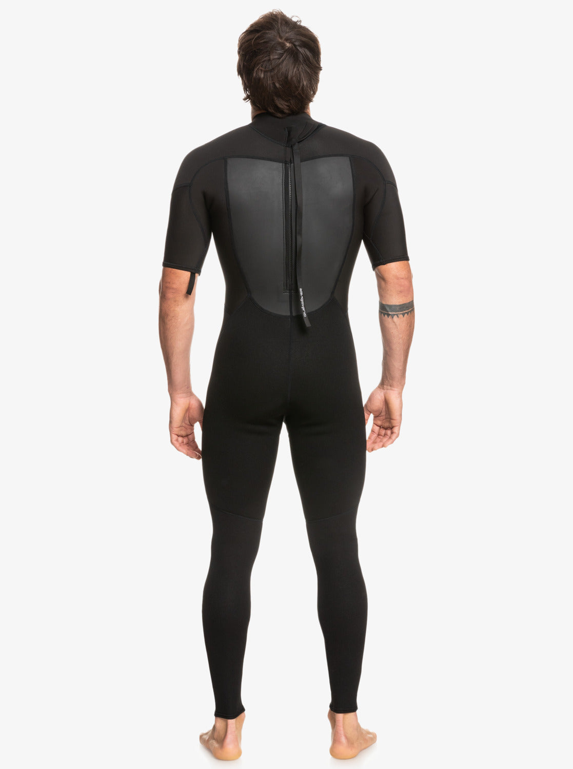  QUIKSILVER 2/2 PROLOGUE SHORT SLEEVE BACK ZIP WETSUIT BLACK